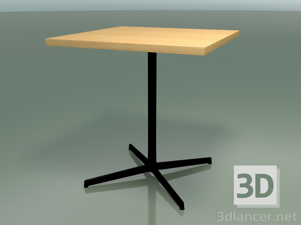 3d model Square table 5565 (H 74 - 70x70 cm, Natural oak, V39) - preview