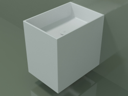 Wall-mounted washbasin (02UN13301, Glacier White C01, L 36, P 50, H 48 cm)