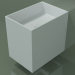 modèle 3D Lavabo suspendu (02UN13301, Glacier White C01, L 36, P 50, H 48 cm) - preview