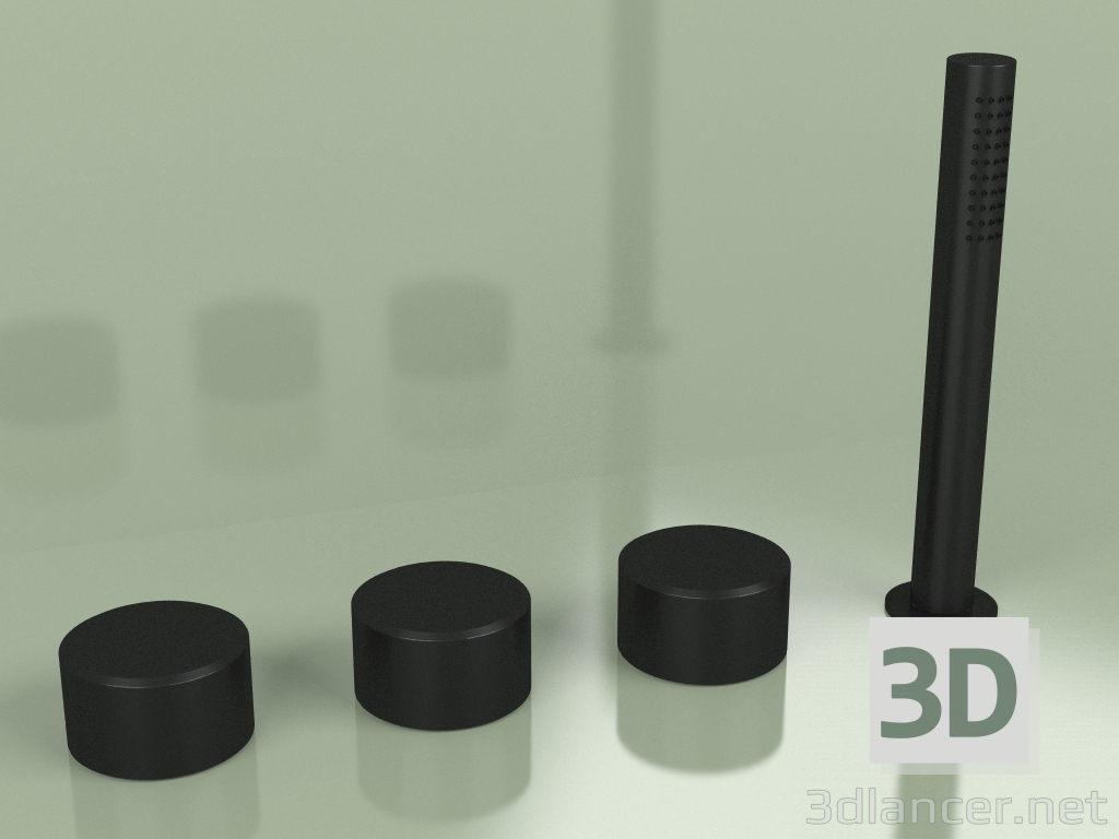 modello 3D Miscelatore idroprogressivo con doccetta (16 99, NO) - anteprima