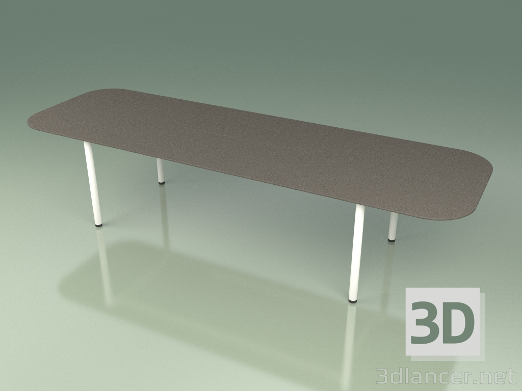3D Modell Erweiterbarer Esstisch 030 (Metal Milk) - Vorschau