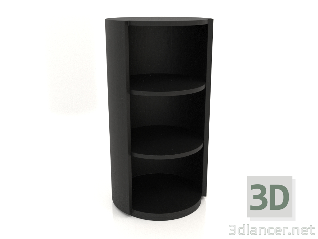3D modeli Rack TM 09 (D=503х931, ahşap siyahı) - önizleme