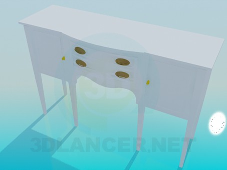 3d model Stand by the mirror - preview 3d model Stand by the mirror - preview