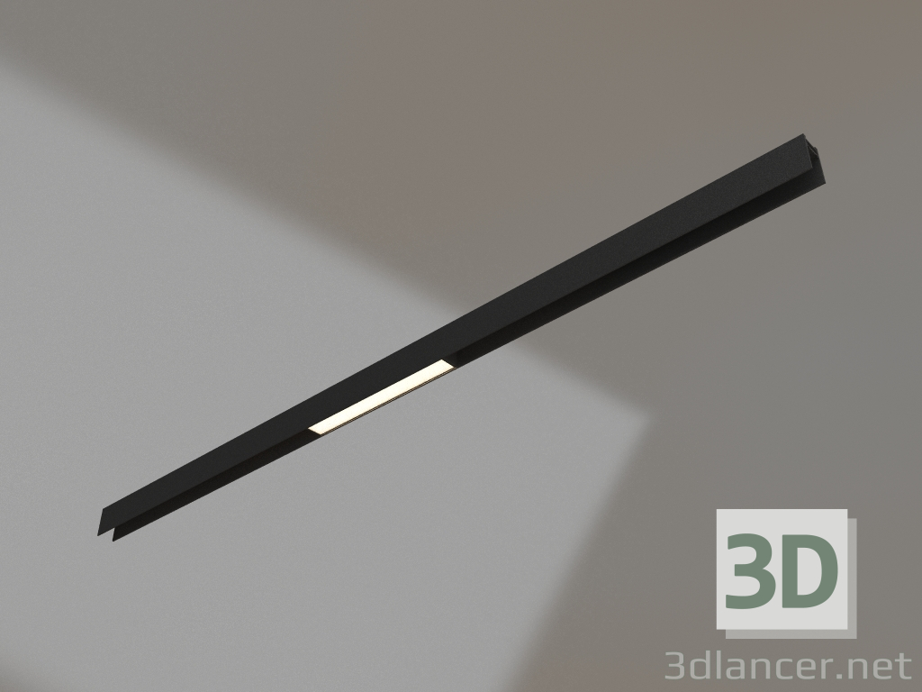 Modelo 3d Lâmpada MAG-FLAT-25-L200-6W Warm3000 (BK, 100 graus, 24V) - preview