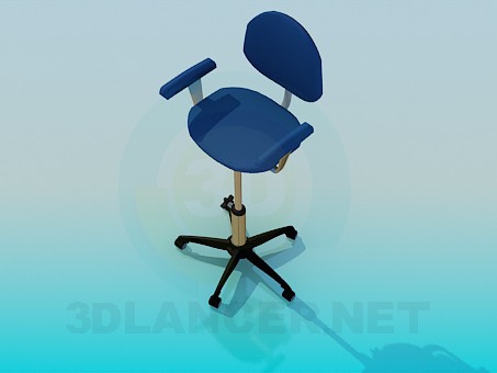 3d model Chair with adjustable leg - preview 3d model Chair with adjustable leg - preview
