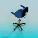 3 डी मॉडल समायोज्य पैर के साथ कुर्सी - पूर्वावलोकन