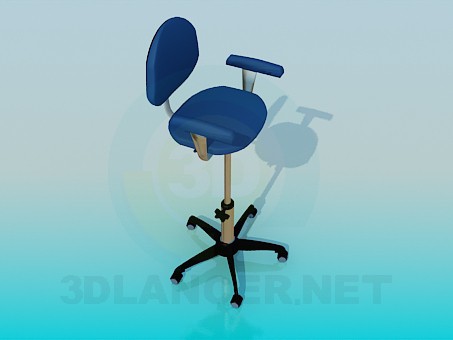 3d model Chair with adjustable leg - preview 3d model Chair with adjustable leg - preview