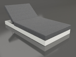 Bed with back 100 (Agate gray)