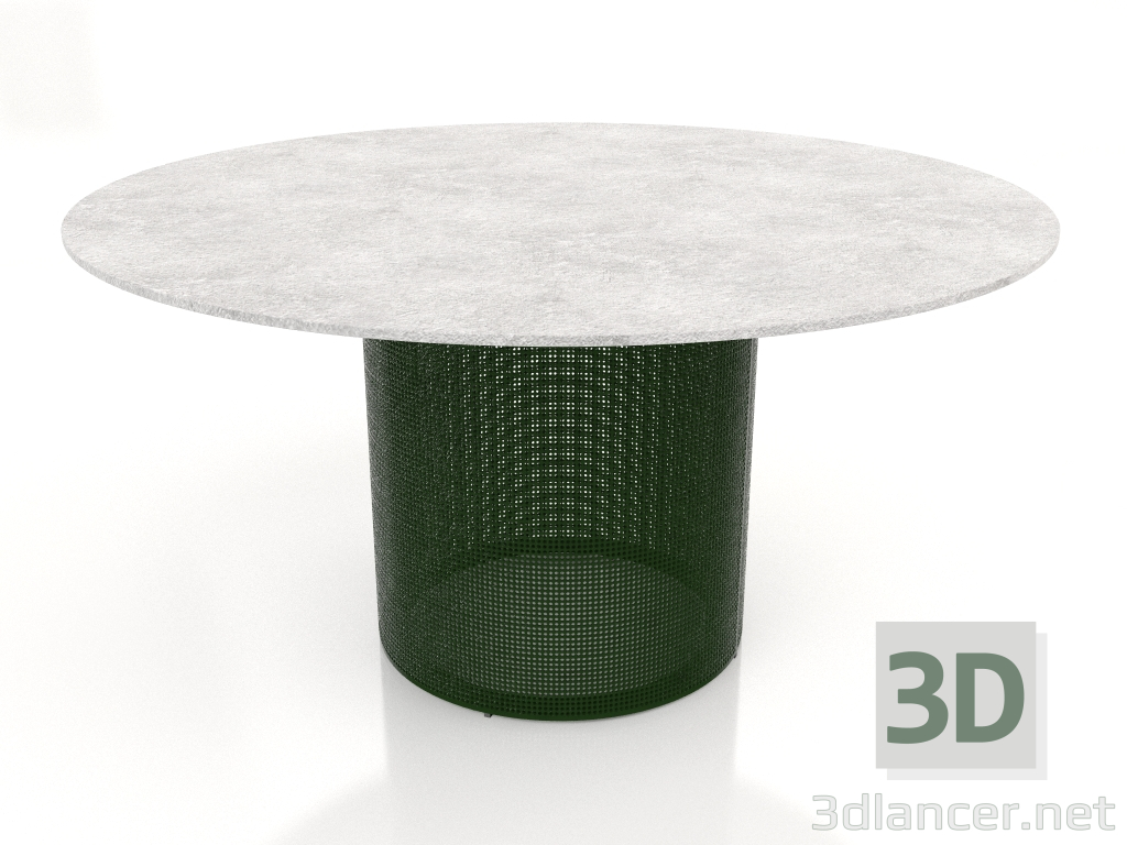 modello 3D Tavolo da pranzo Ø140 (Verde bottiglia) - anteprima