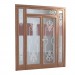 3d model Door with stained glass - preview