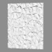 modello 3D Pannello murale in gesso (art. 101) - anteprima