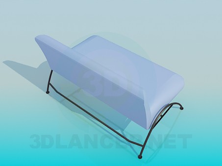 3d модель Мягкая скамья 2-х местная – превью 3d модель Мягкая скамья 2-х местная – превью