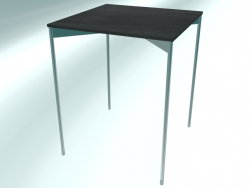 Table basse carrée haute (CS30 Chrome CER3, 450x450x560 mm)