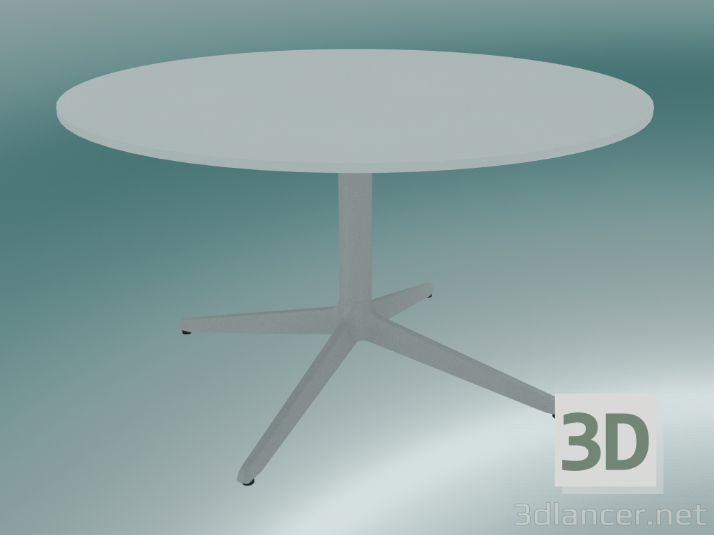 3D Modell Tisch MISTER X (9507-51 (Ø80cm), H 50cm, weiß, weiß) - Vorschau