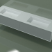 3d model Washbasin with drawers (06UCA2421, Silver Gray C35, L 192, P 50, H 36 cm) - preview