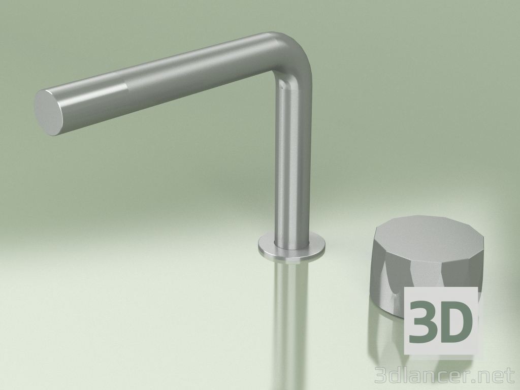 3d model 2-hole mixer with swivel spout (15 31 T, AS) - preview