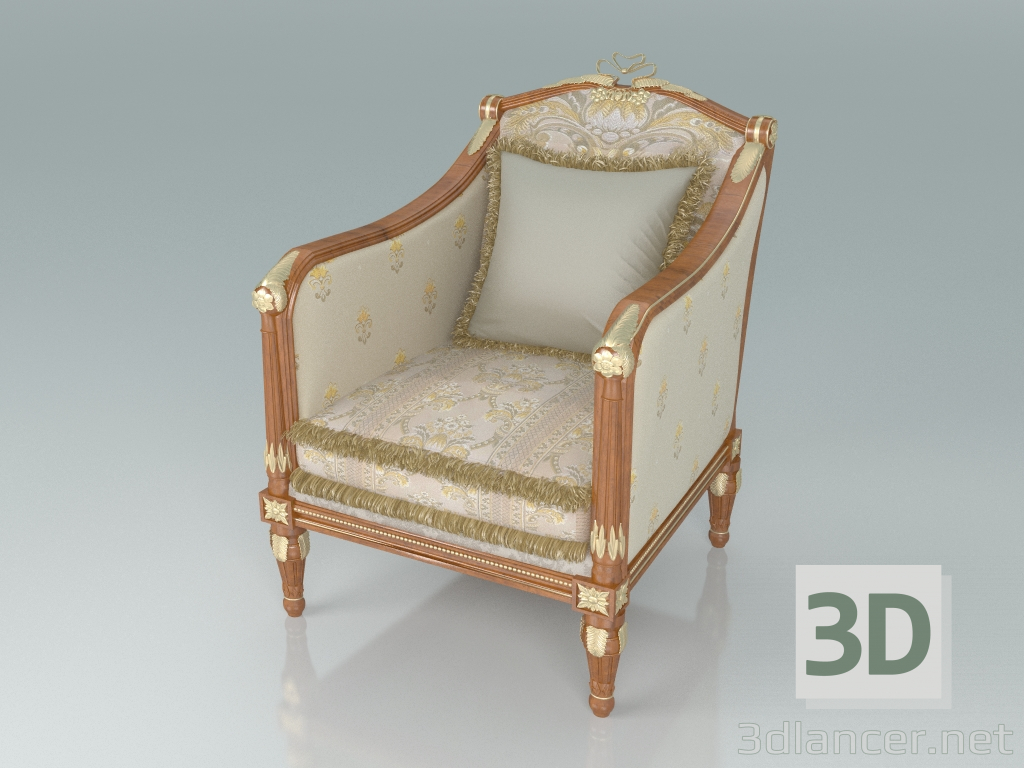 3d model Armchair (art. 14422) - preview