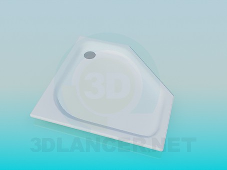 modèle 3D Receveur de douche plat - preview