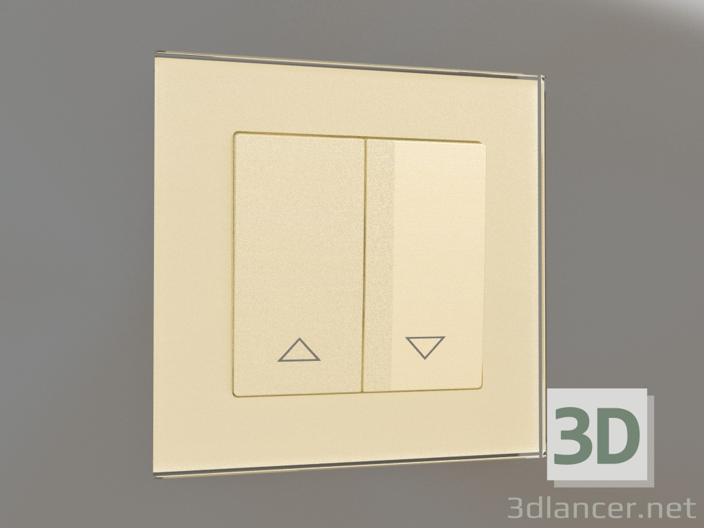 3d model Blind switch (champagne) - preview