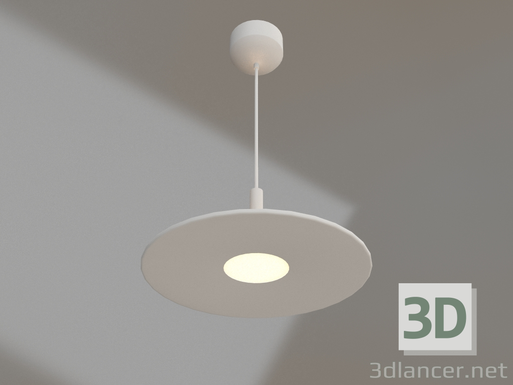 modello 3D Lampada SP-FIORE-R400-13W Day4000 (WH, 120 gradi, 230V) - anteprima