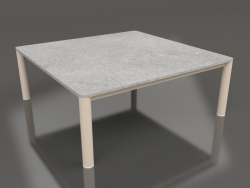 Coffee table 94×94 (Sand, DEKTON Kreta)