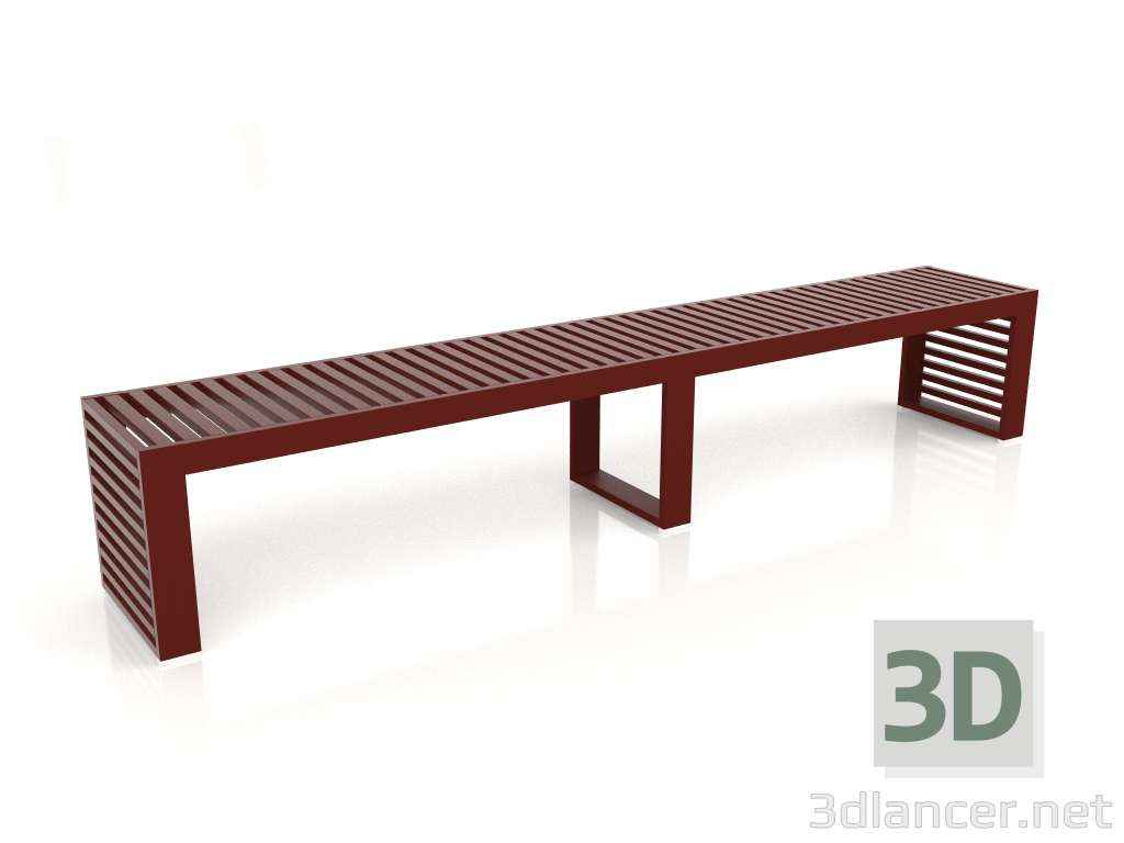 3d model Bench 246 (Wine red) - preview