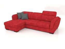 Kelly Sofa mit Ottomane (Brunei 23)