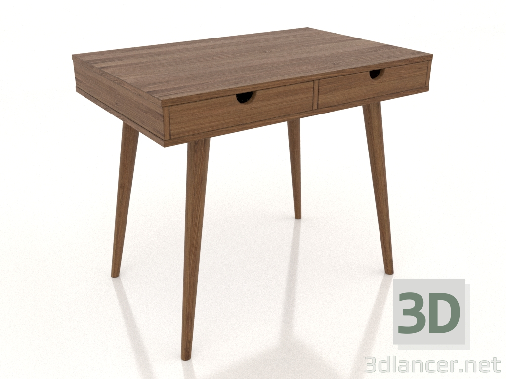 3D modeli Çalışma masası 900x600 mm (açık ceviz) - önizleme