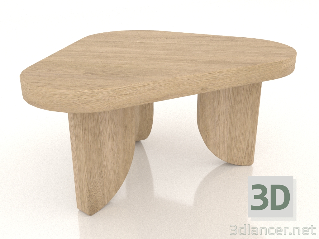 3d модель Столик журнальный COBBLE (S, освещенный дуб) – превью