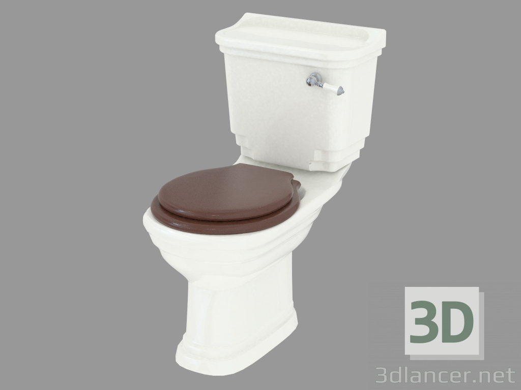 3d model Toilet bowl with a tank Classica - preview