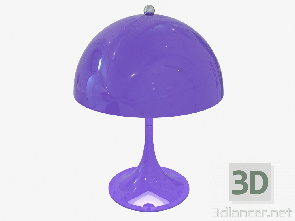 3D Modell Tischlampe PANTHELLA MINI (lila) - Vorschau