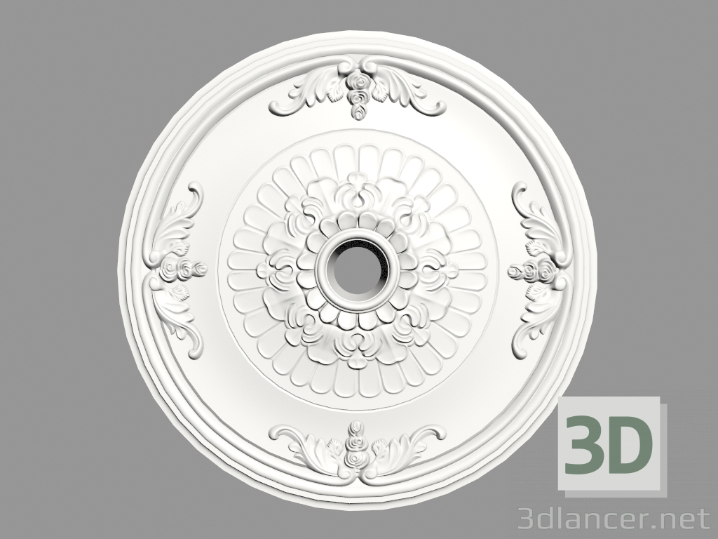 3d model Ceiling outlet (P89) - preview