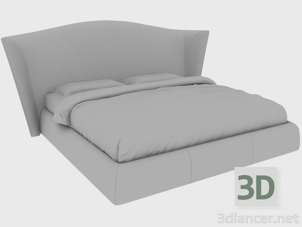 3d model Double bed HERON BED DOUBLE (283x240xH132) - preview