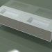 modèle 3D Lavabo avec tiroirs (06UCA2421, Clay C37, L 192, P 50, H 36 cm) - preview