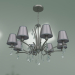 3d model Pendant chandelier 10089-8 (satin nickel - clear crystal Strotskis) - preview
