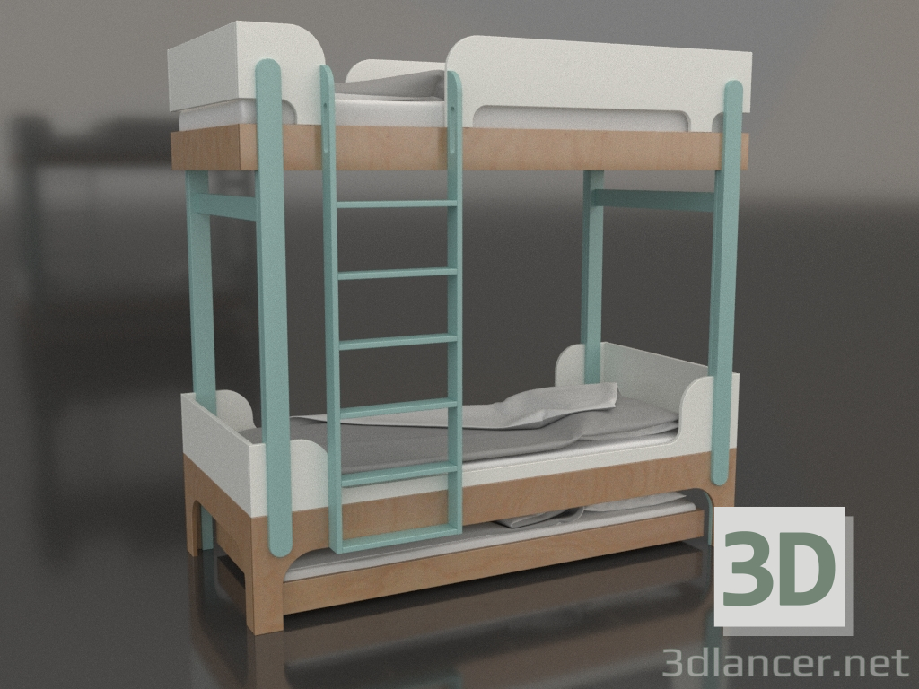 3 डी मॉडल चारपाई बिस्तर ट्यून यू (UTTUA1) - पूर्वावलोकन