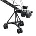 3d Cinematic crane camera black model buy - render