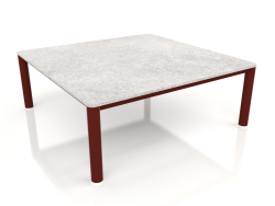 कॉफ़ी टेबल 94×94 (वाइन रेड, डेकटन क्रेटा)