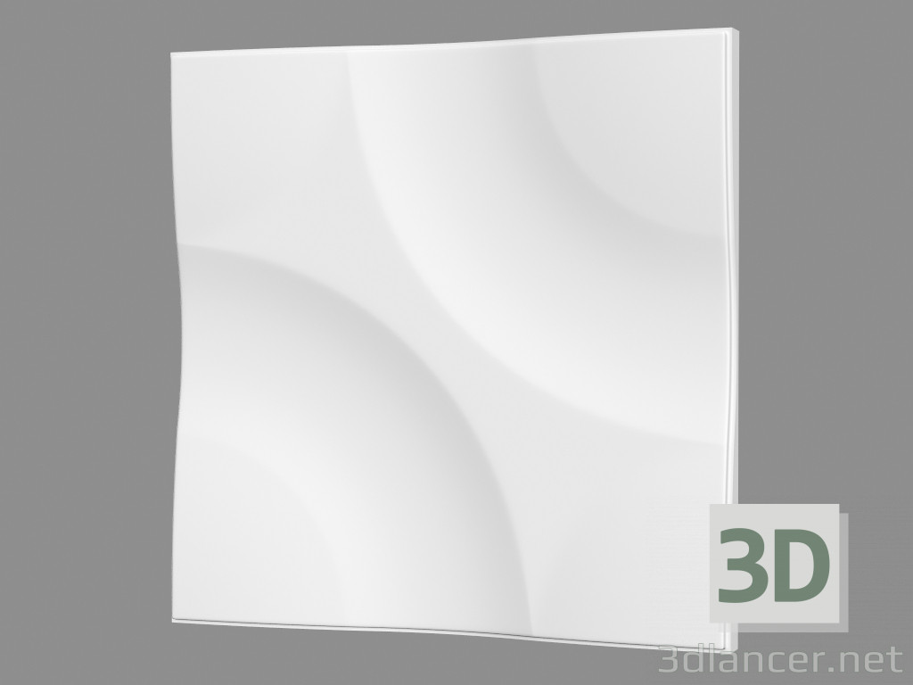 modèle 3D Panneau mural en gypse (article 1009) - preview