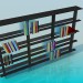 3D modeli Kitaplar için raf - önizleme