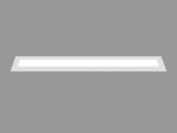 Lampe de trottoir MINILINEAR STAINLESS FRONT TRIM (S5498)
