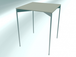 Coffee table square high (CS30 Chrome G3, 450x450x560 mm)