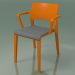 3d model Chair with armrests and upholstery 3606 (PT00003) - preview