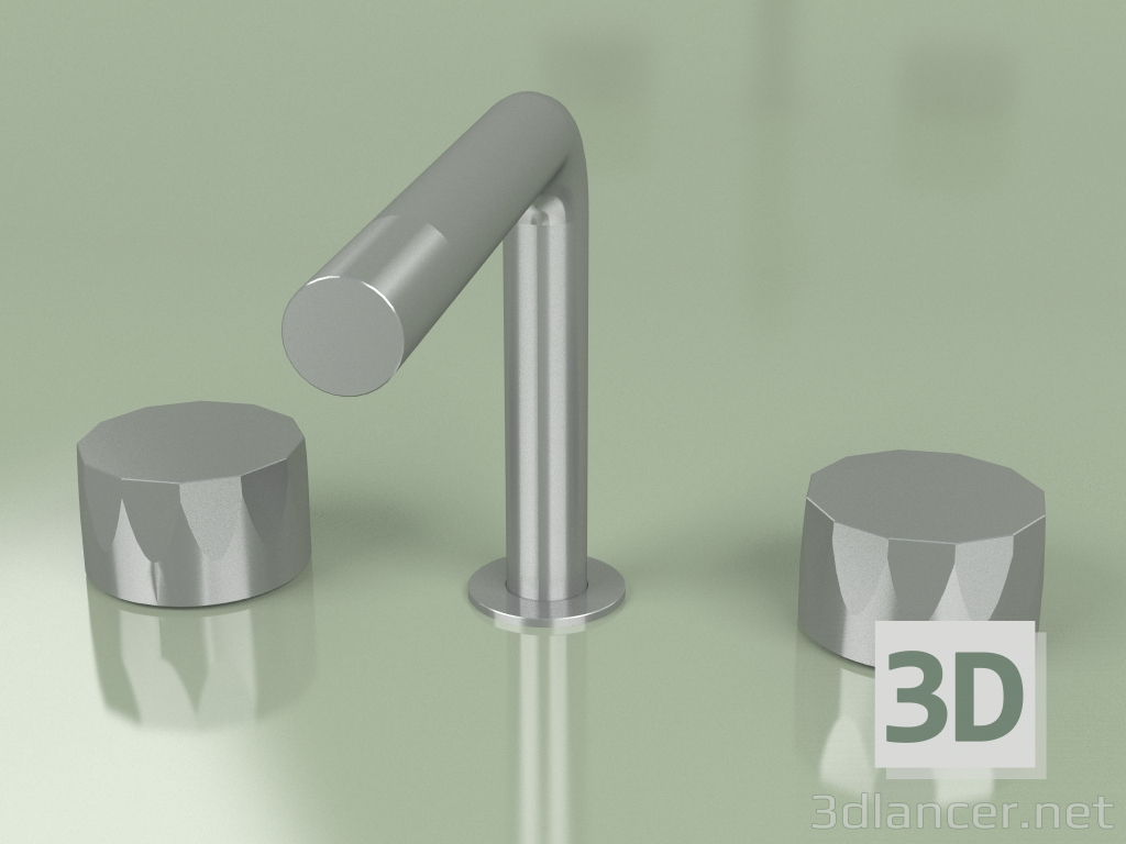 modèle 3D Mélangeur 3 trous avec bec pivotant 143 mm (15 31 V, AS) - preview