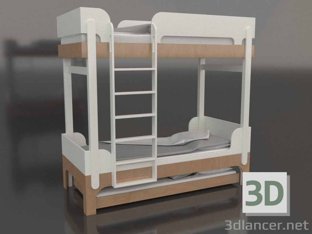 modèle 3D Lit superposé TUNE U (UWTUA1) - preview