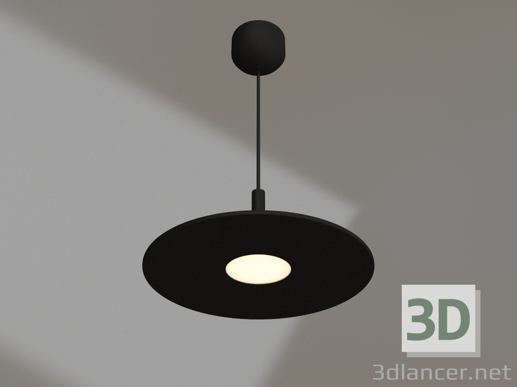 modello 3D Lampada SP-FIORE-R400-13W Day4000 (BK, 120 gradi, 230V) - anteprima