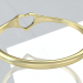 3d Wedding ring Heart model buy - render