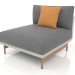 3d model Sofa module, section 3 (Cement gray) - preview