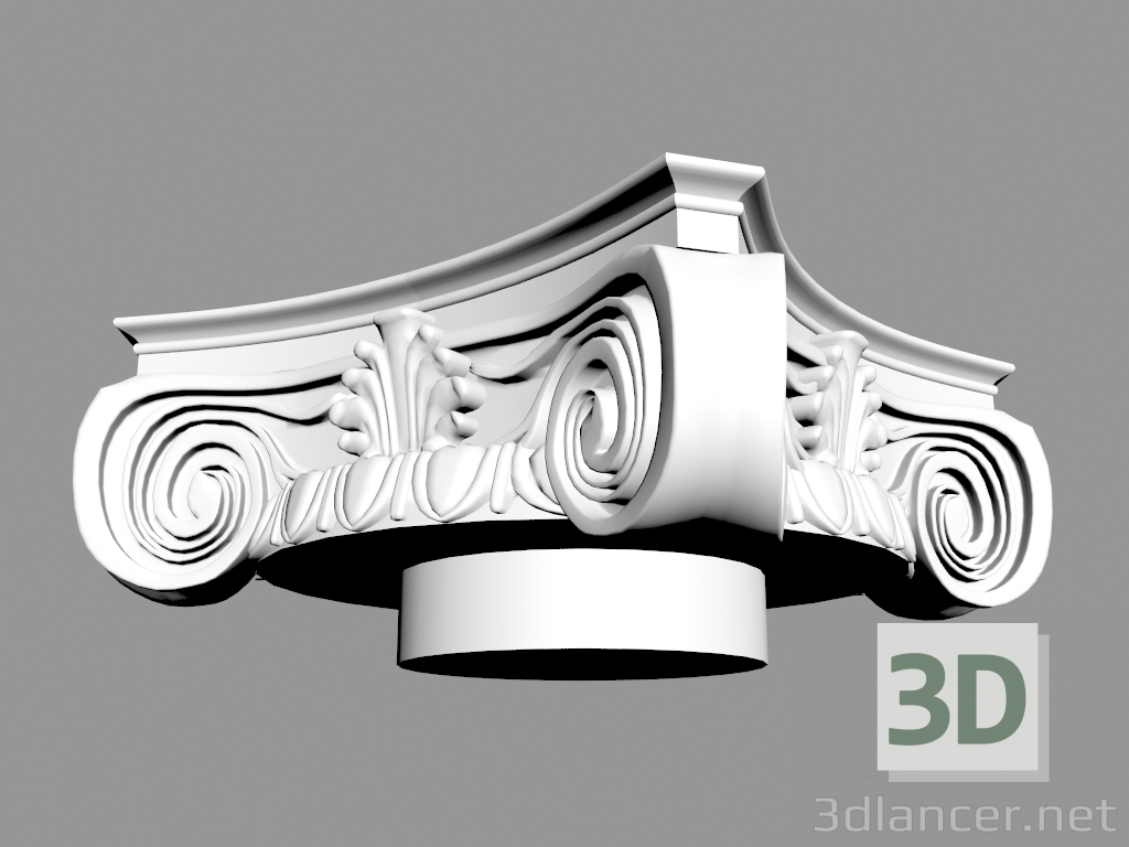 modello 3D Capitale L902 - anteprima