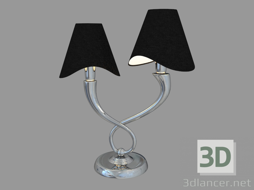 modello 3D Lampada da tavolo BOSCAGE (MOD206-22-N) - anteprima